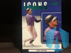 2022 Panini Absolute Green Foil Icons Kris Bryant #I-13